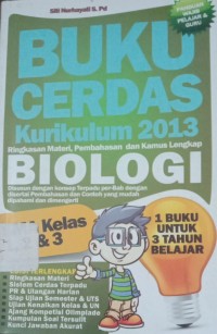 Image of BUKU CERDAS BIOLOGI SMA Kelas 1,2 & 3