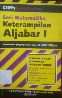 Image of Cliffs Quick Review : Seri Matematika Keterampilan Aljabar 1