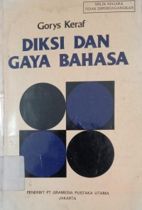 Image of DIKSI DAN GAYA BAHASA