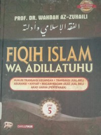 Image of FIQIH ISLAM WA ADILLATUHU JILID 5