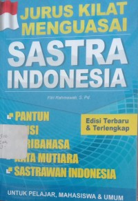 Image of JURUS KILAT SASTRA INDONESIA