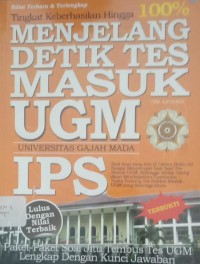 Image of Menjelang Detik Tes Masuk UGM IPS