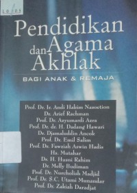Image of Pendidikan dan Agama Akhlak BAGI ANAK & REMAJA