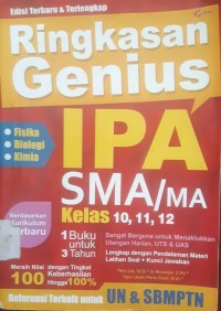 Image of Ringkasan Genius : IPA SMA/Ma Kelas 10, 11, 12
